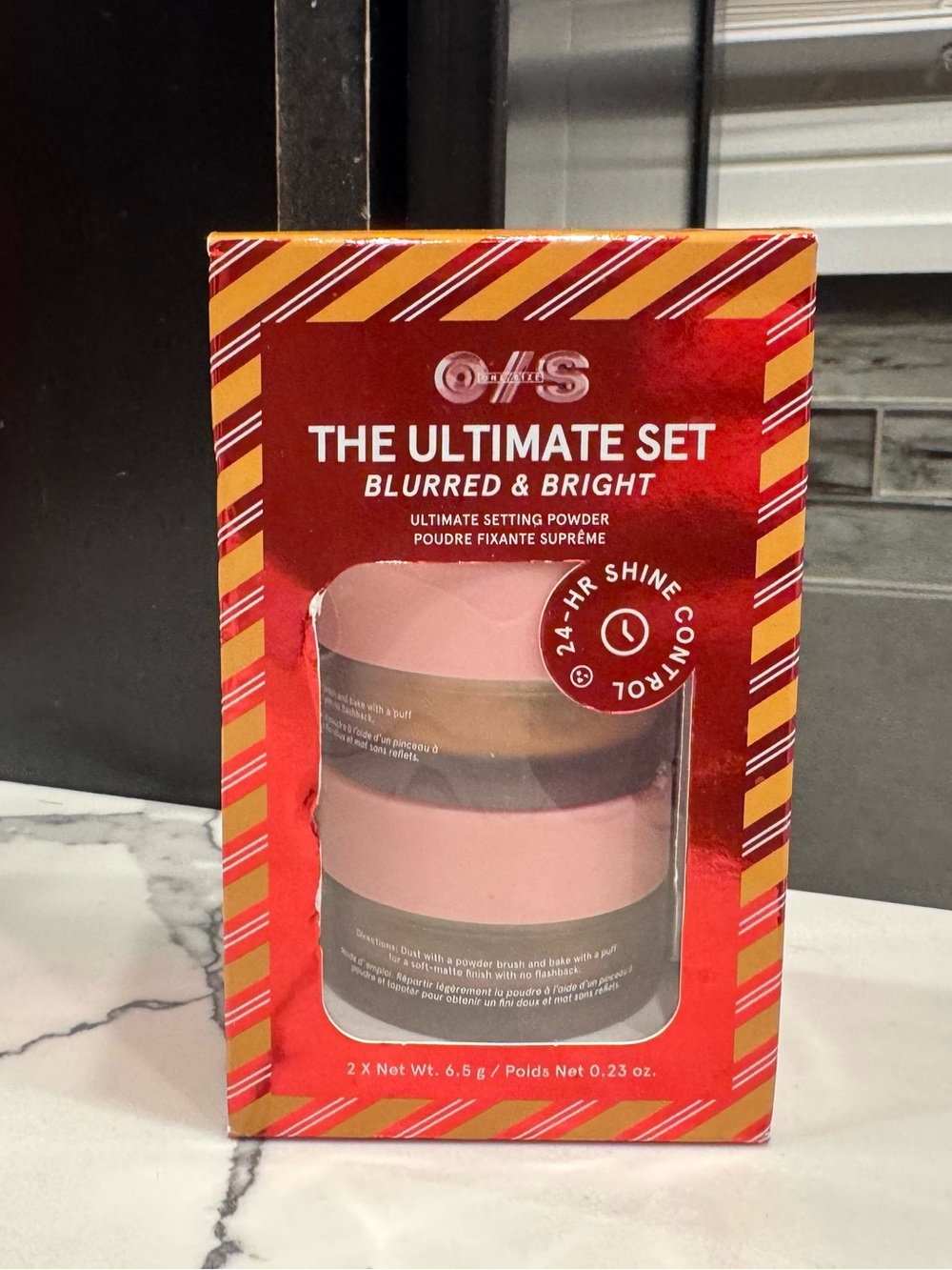 ONE/SIZE Blurred & Bright Ultimate Setting Powder Duo – Rich Peach + Dark/Deep